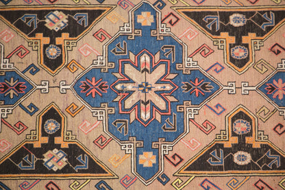 Vintage Turkish Area Rug, 3.8x6.4 ft, 115x195 cm