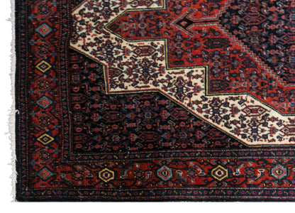 Vintage Wool Rug, Handmade Area Rug, 140 x 195 cm / 5 x 6 ft Rug