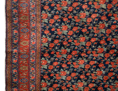 Vintage Turkish Area Rug, 8.5x11.6 ft, 260x355 cm