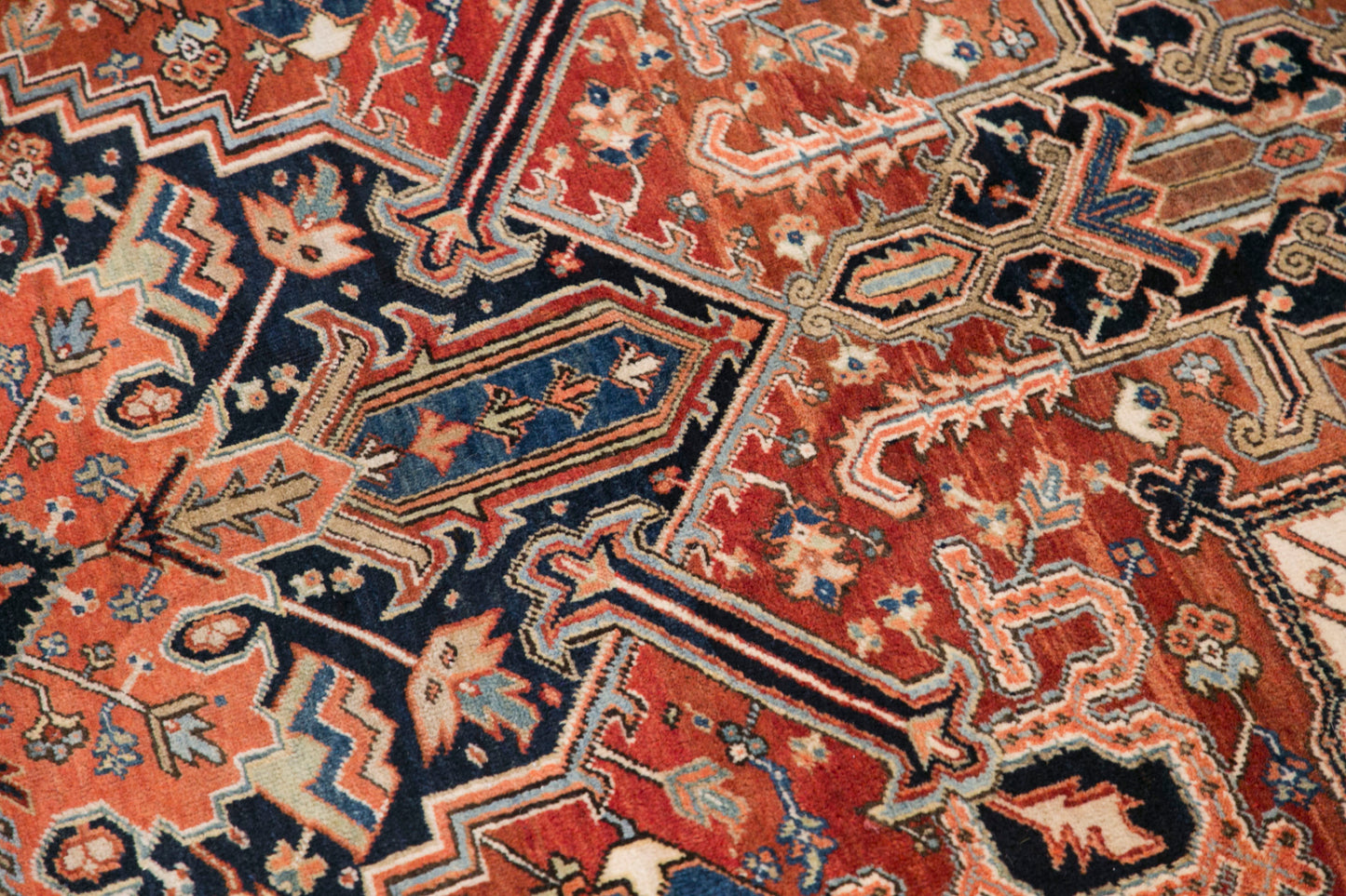 Vintage Turkish Area Rug, 7.7x10.2 ft, 235x310 cm