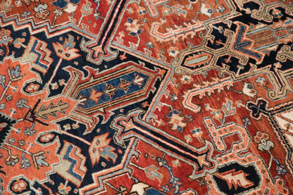 Vintage Turkish Area Rug, 7.7x10.2 ft, 235x310 cm