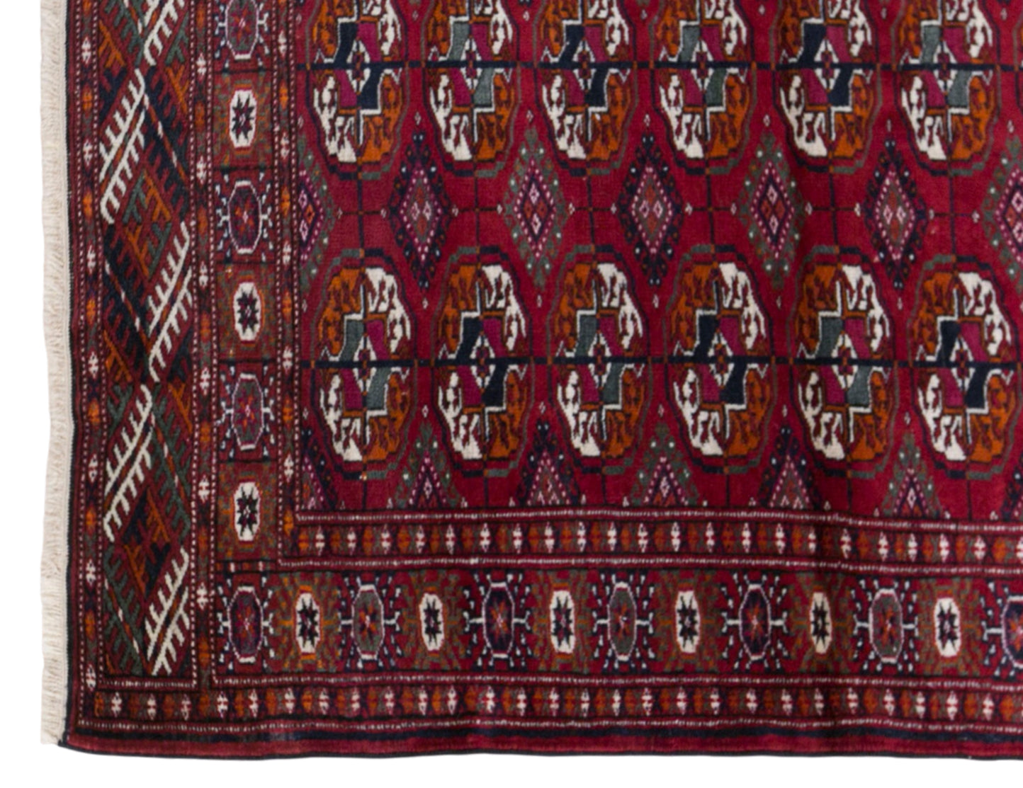 Vintage Turkmen Rug, 78 x 115 cm / 2.6 x 3.8 ft Handmade Wool Rug