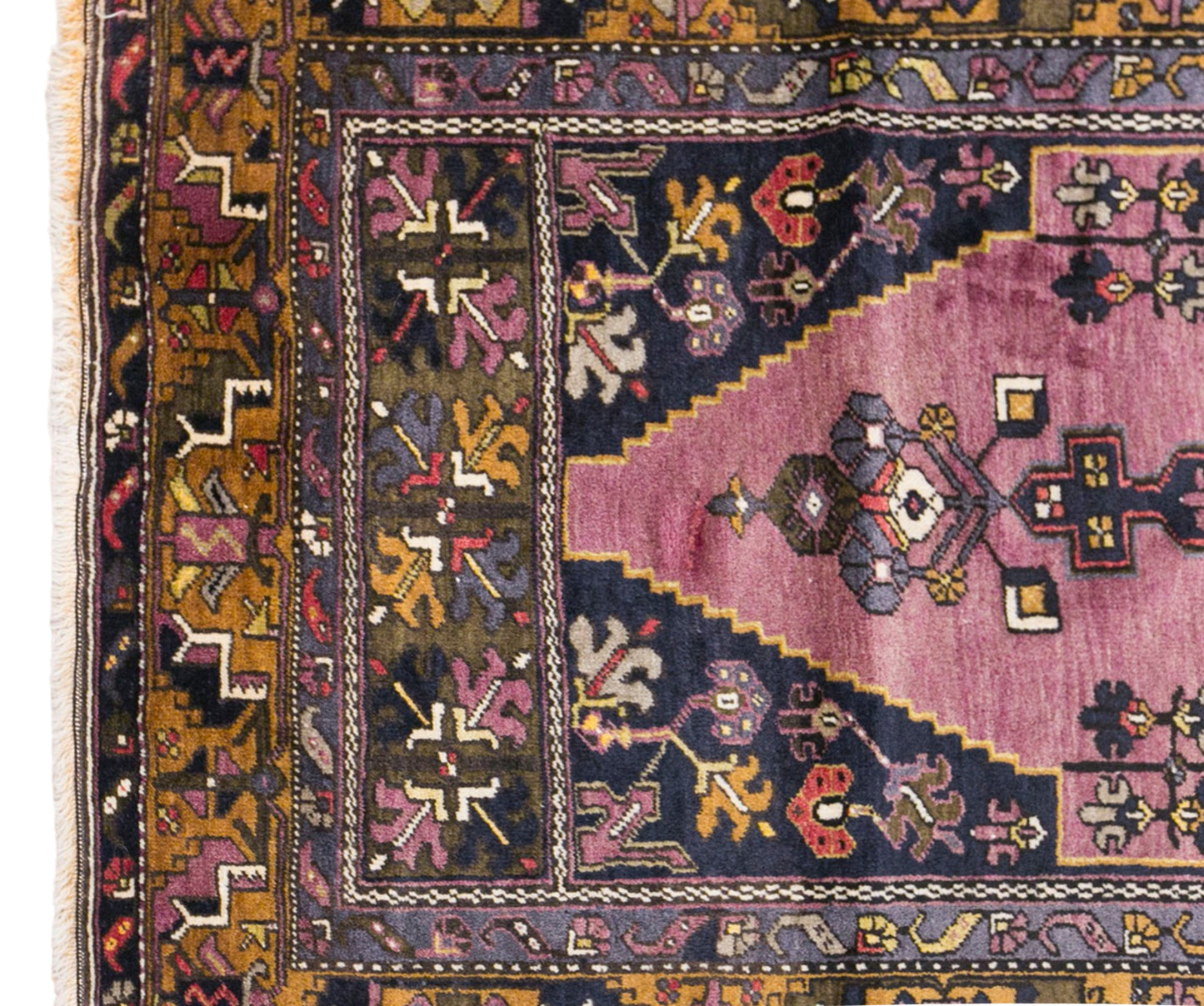 Vintage Yahyali Rug, 120 × 242 cm / 3.9 x 7.9 ft Handmade Wool Rug