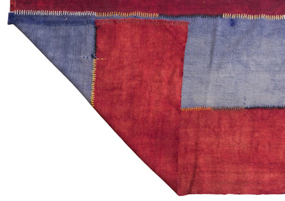 Vintage Turkish Curtain Kilim Rug, 6.7 x 15 ft, 205 x 458 cm, Handwoven Turkish Wool Kilim