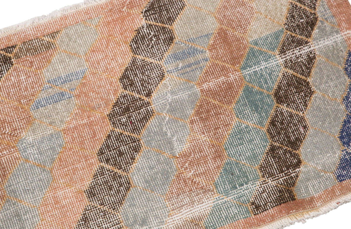 Turkish Runner Rug, 2x5.4 ft, 61x165 cm