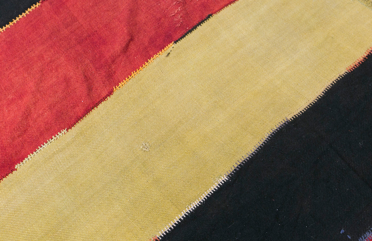 Vintage Konya Cihanbeyli Curtain Kilim Rug, 8.2 x 12 ft, 250 x 370 cm, Handwoven Turkish Wool Kilim