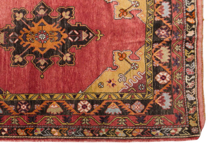 Vintage Konya Derbent Rug, 150 × 305 cm / 4.9 x 10 ft Rug, Handmade Wool Turkish Rug