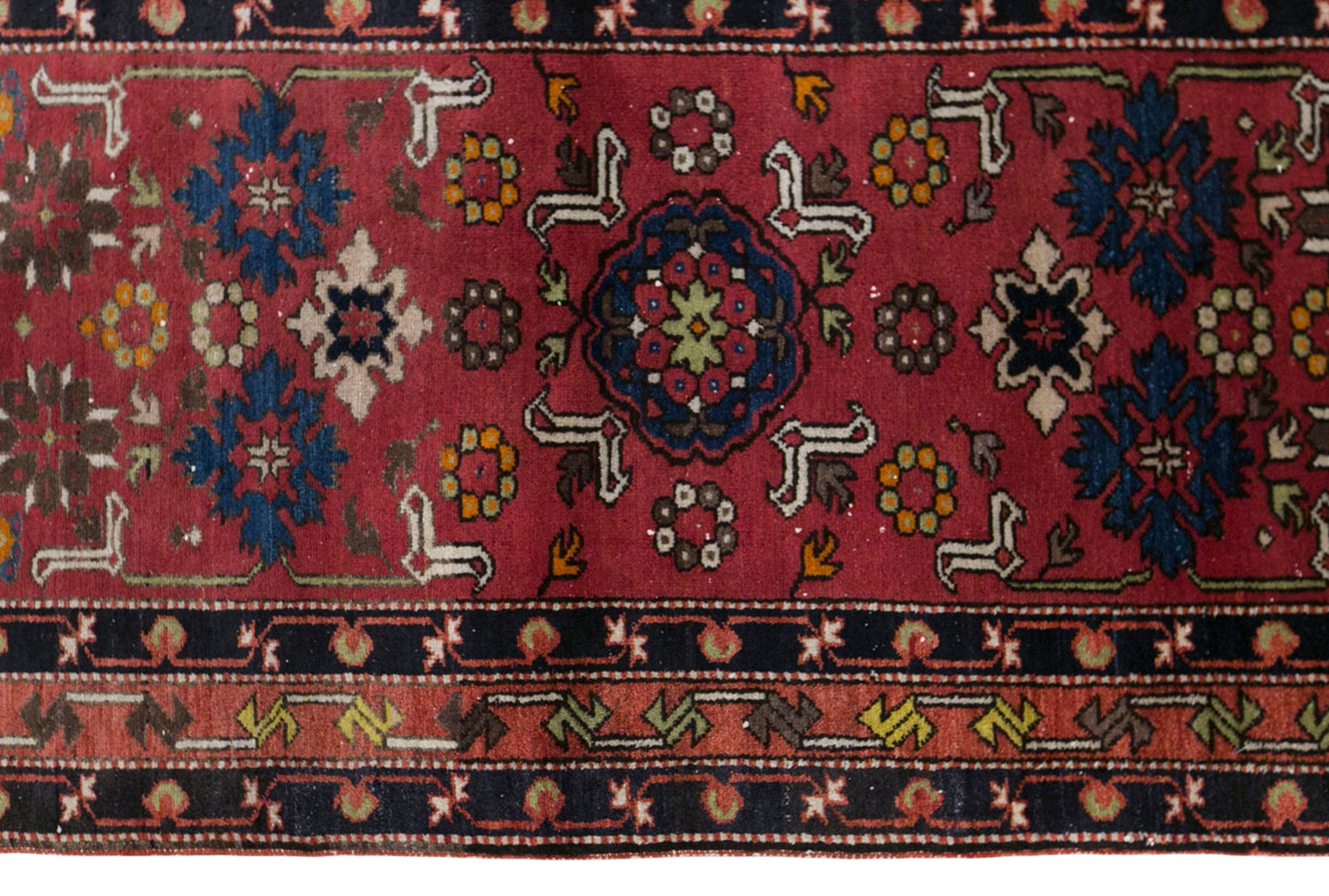 Vintage Caucasian Derbent Rug, 97 × 180 cm / 3.2 x 5.9 ft Handmade Wool Rug
