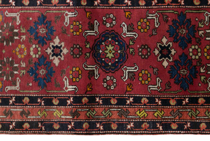 Vintage Caucasian Derbent Rug, 97 × 180 cm / 3.2 x 5.9 ft Handmade Wool Rug