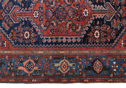 Vintage Turkish Rug, 134 × 192 cm / 4.4 x 6.3 ft Handmade Wool Rug