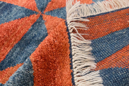 4x4 Konya Carpet, Turkish Rug, Pure Sheep Wool Rug, New Production Handmade Rug, 3'11 x 4'1
