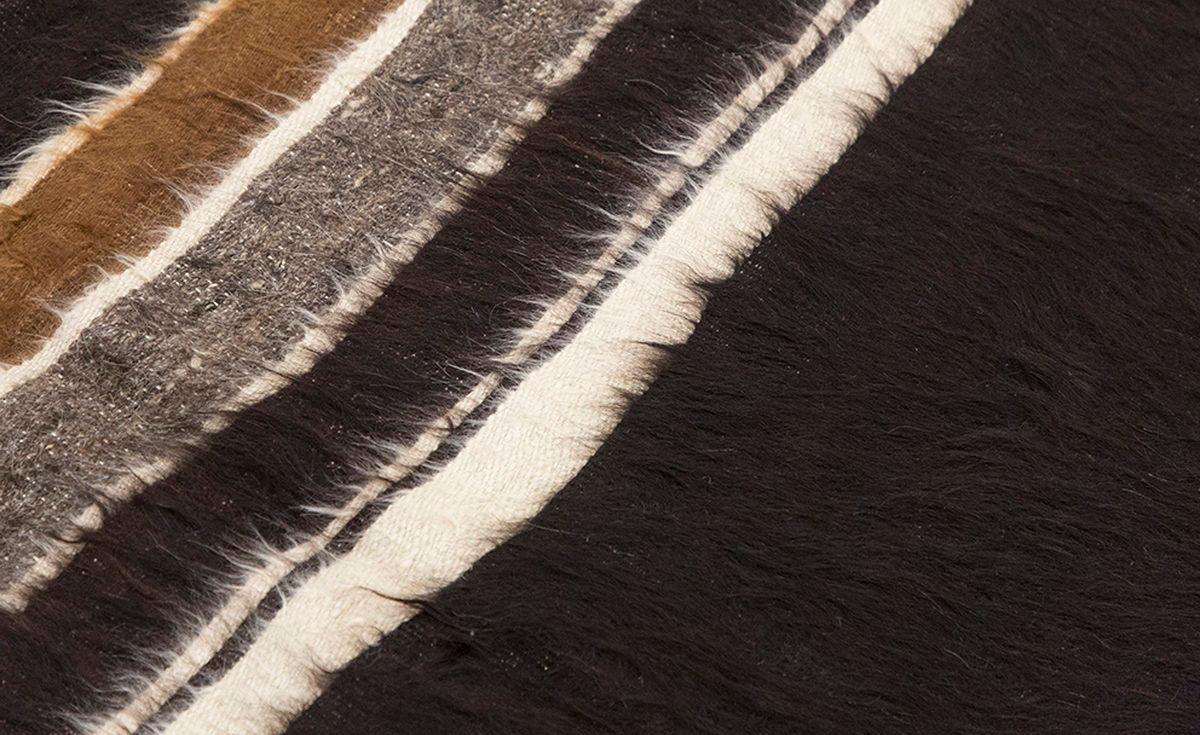 4x5, 3'10 x 5'5 ft, Siirt Blanket Kilim Rug, Siirt Blanket