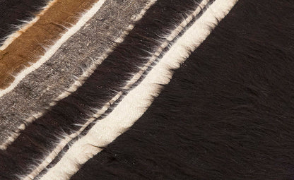 4x5, 3'10 x 5'5 ft, Siirt Blanket Kilim Rug, Siirt Blanket