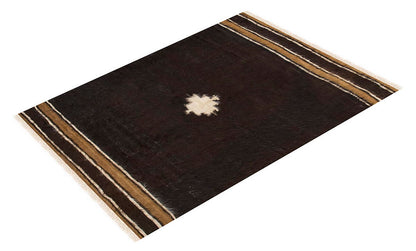 4x5, 3'11 x 4'11 ft, Siirt Blanket Kilim Rug, Siirt Blanket