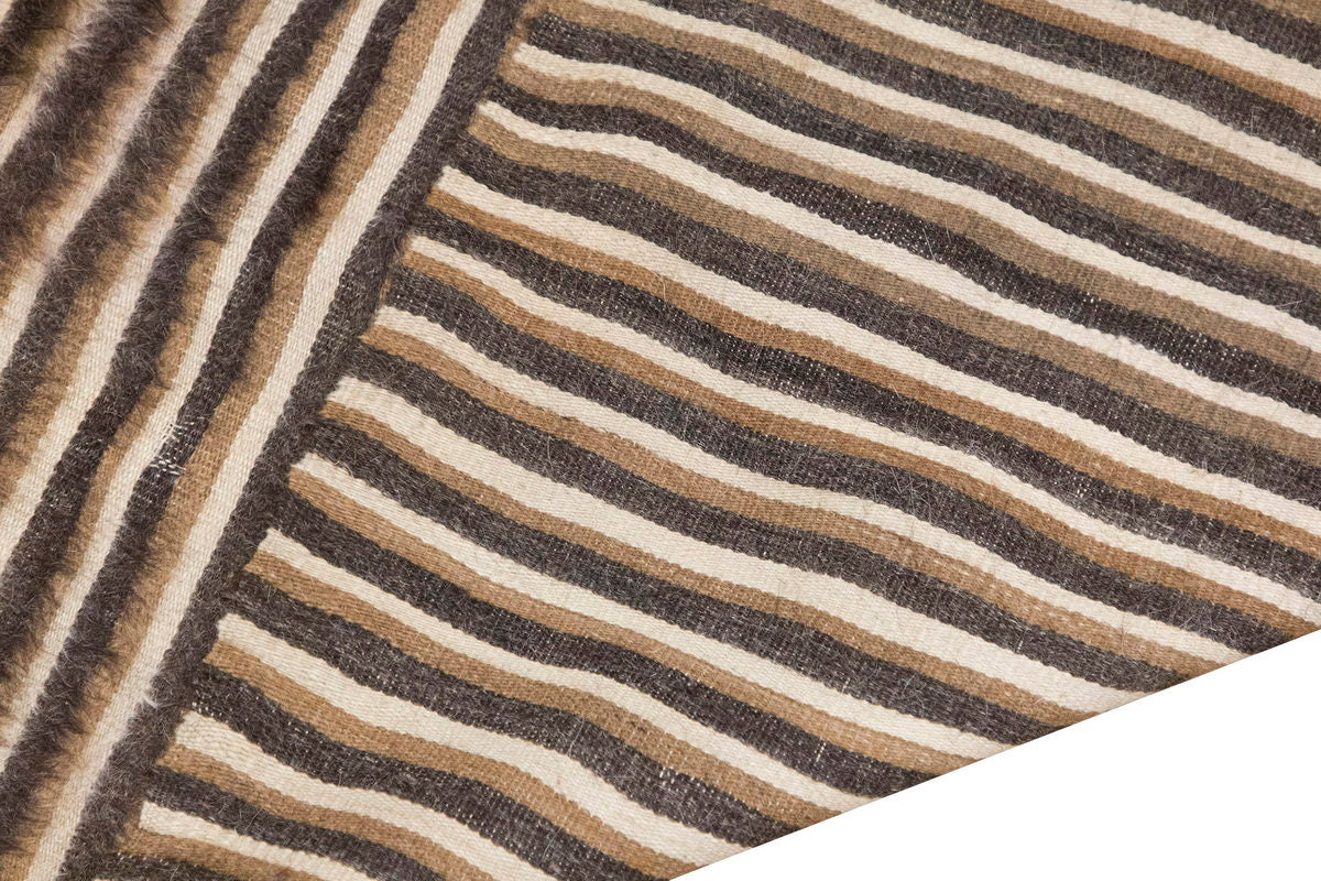 4x5, 3'11 x 5'5 ft, Siirt Blanket Kilim Rug, Siirt Blanket