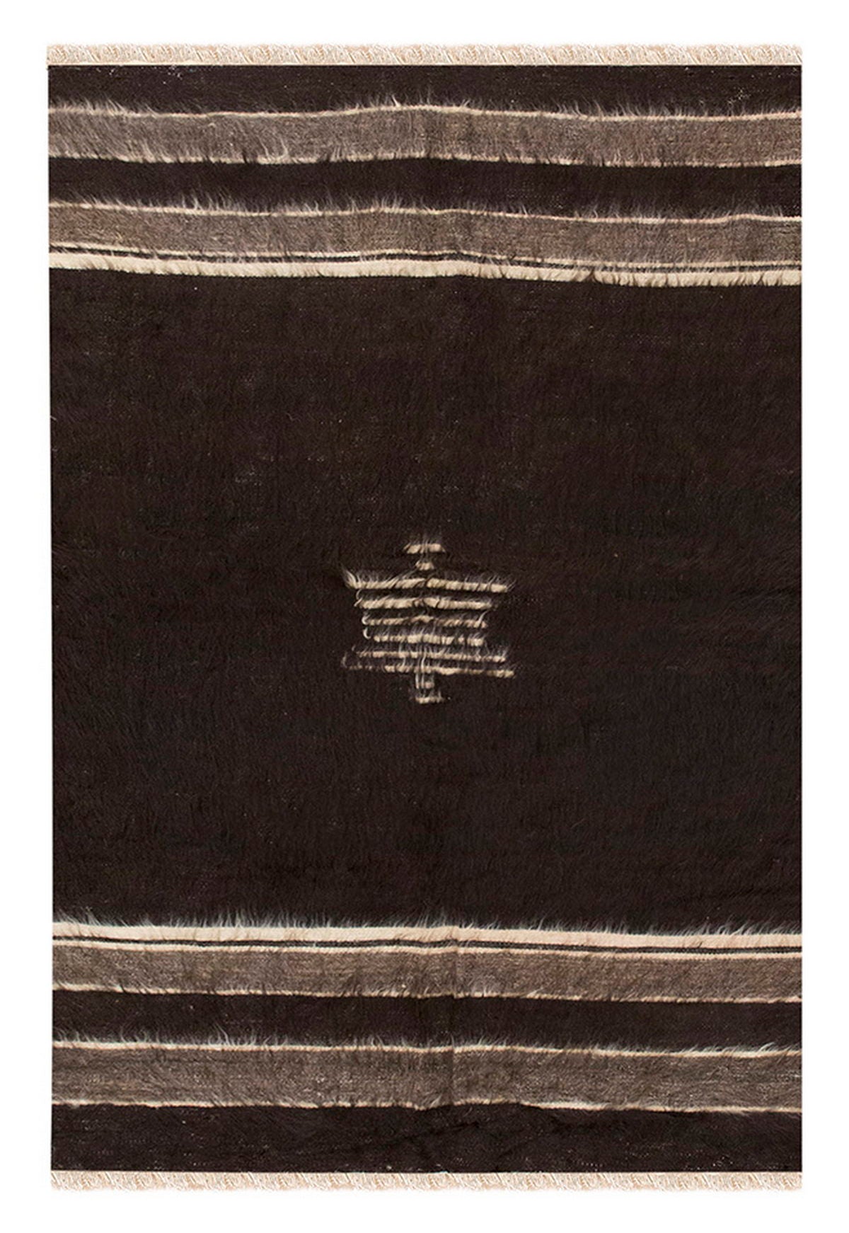 4x5, 3'6 x 4'10 ft, Siirt Blanket Kilim Rug, Siirt Blanket