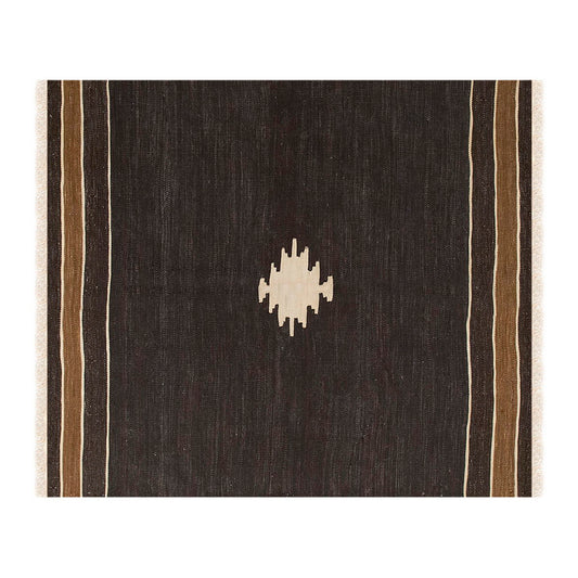 4x5, 3'6 x 4'8 ft, Siirt Blanket Kilim Rug, Siirt Blanket