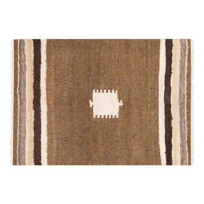 4x5, 3'7 x 5'1 ft, Siirt Blanket Kilim Rug, Siirt Blanket