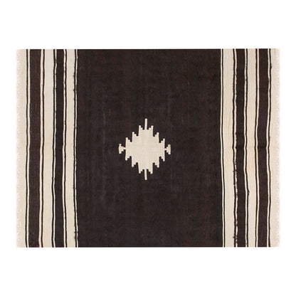 4x5, 3'7 x 5'1 ft, Siirt Blanket Kilim Rug, Siirt Blanket