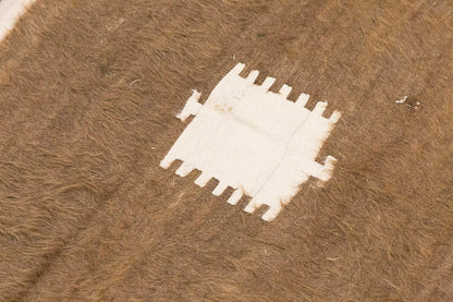 4x5, 3'7 x 5'1 ft, Siirt Blanket Kilim Rug, Siirt Blanket