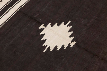 4x5, 3'7 x 5'1 ft, Siirt Blanket Kilim Rug, Siirt Blanket