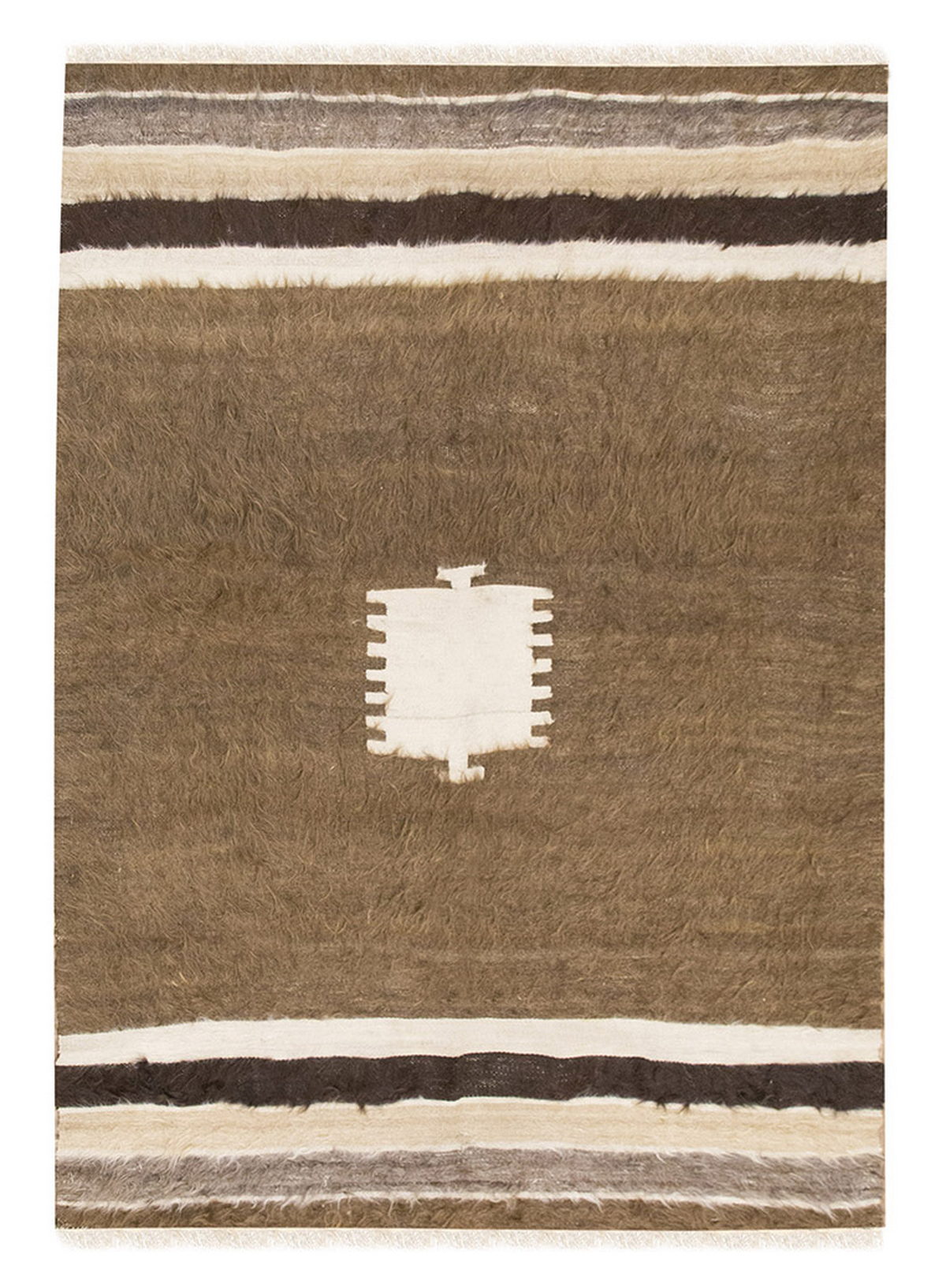 4x5, 3'7 x 5'1 ft, Siirt Blanket Kilim Rug, Siirt Blanket