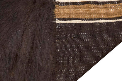 4x5, 3'7 x 5'3 ft, Siirt Blanket Kilim Rug, Siirt Blanket