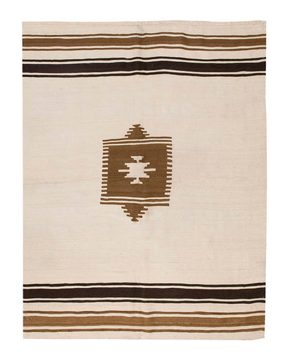 4x5, 3'9 x 5'3 ft, Siirt Blanket Kilim Rug, Siirt Blanket
