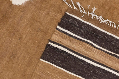 4x5, 3'9 x 5'5 ft, Siirt Blanket Kilim Rug, Siirt Blanket
