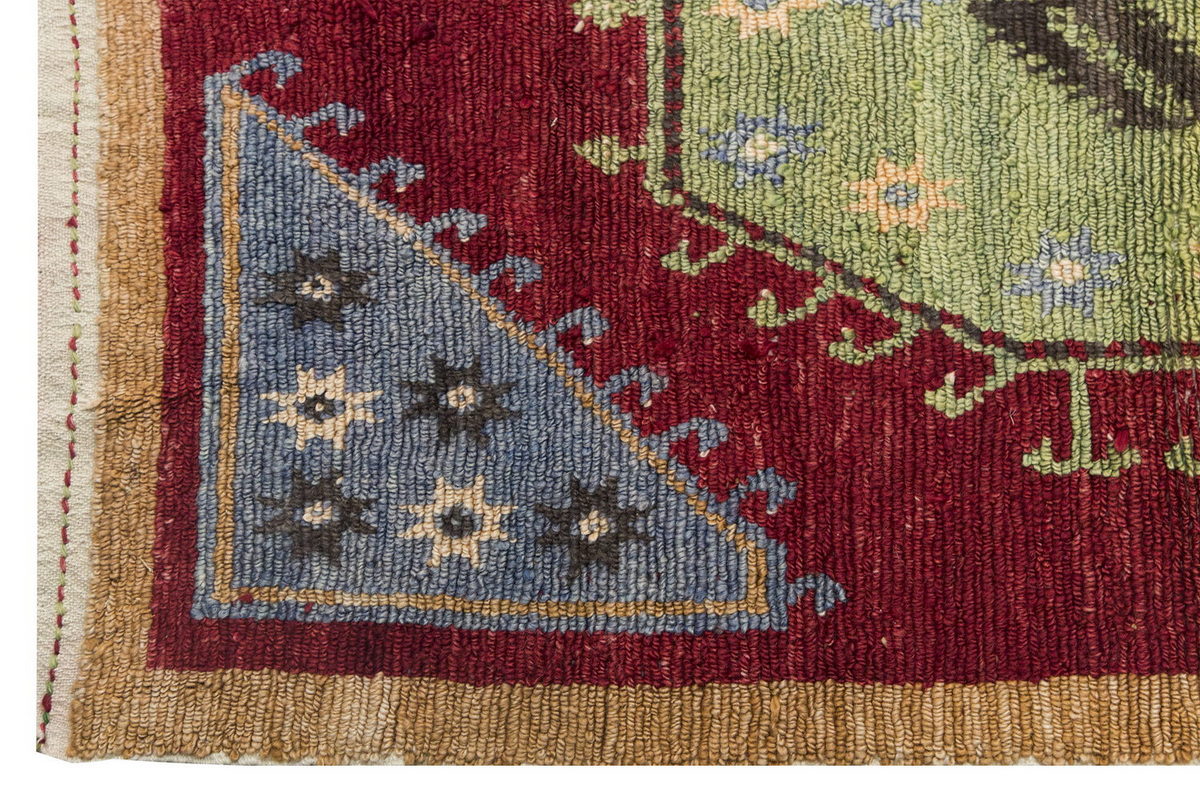 4x5'7" ft Turkish Tulu,Tulu Rug, Karapınar Tulu Rug, Vintage Tulu 122 x 170 cm