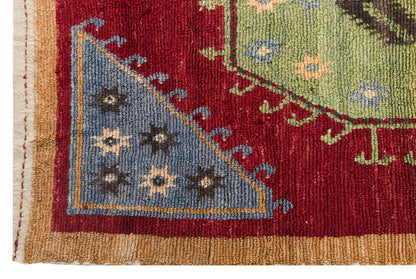4x5'7" ft Turkish Tulu,Tulu Rug, Karapınar Tulu Rug, Vintage Tulu 122 x 170 cm