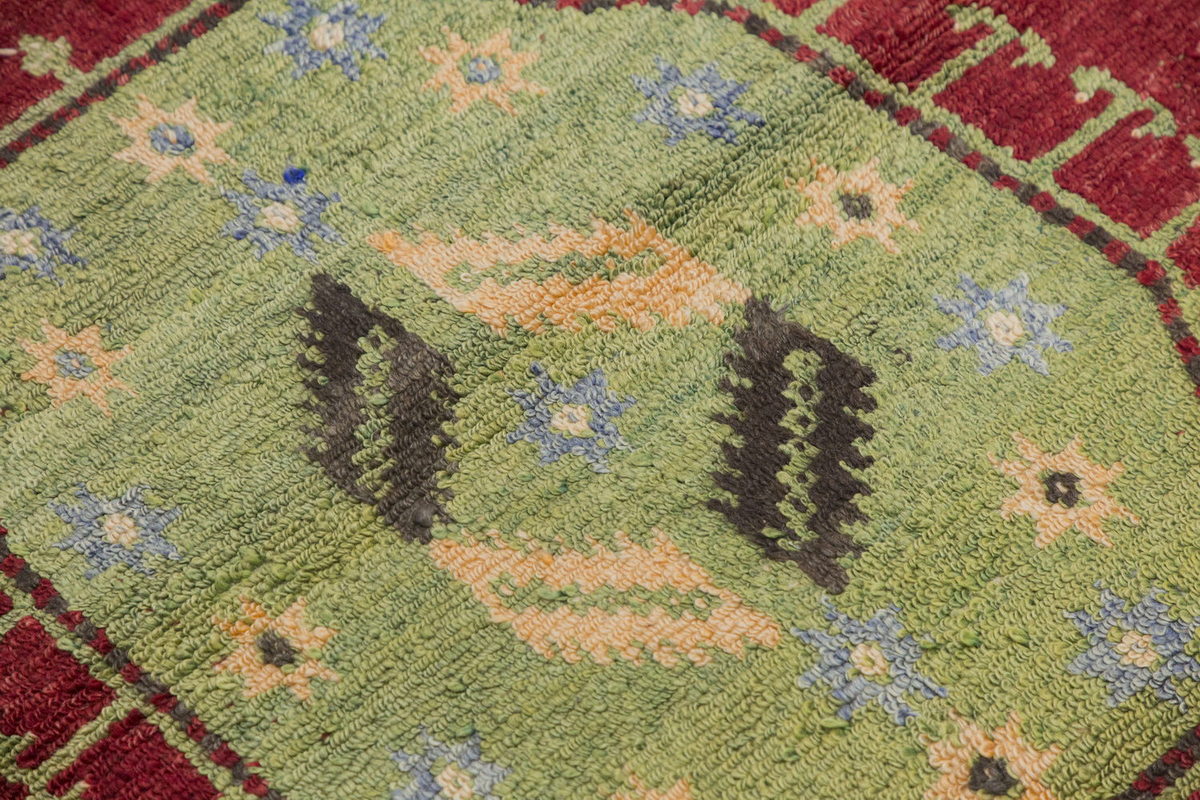 4x5'7" ft Turkish Tulu,Tulu Rug, Karapınar Tulu Rug, Vintage Tulu 122 x 170 cm