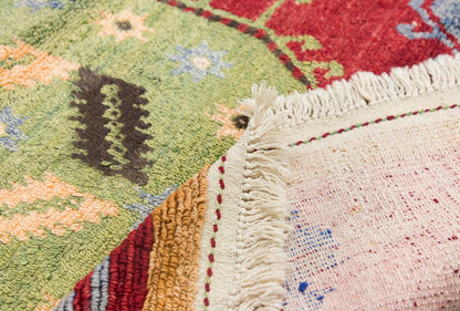 4x5'7" ft Turkish Tulu,Tulu Rug, Karapınar Tulu Rug, Vintage Tulu 122 x 170 cm