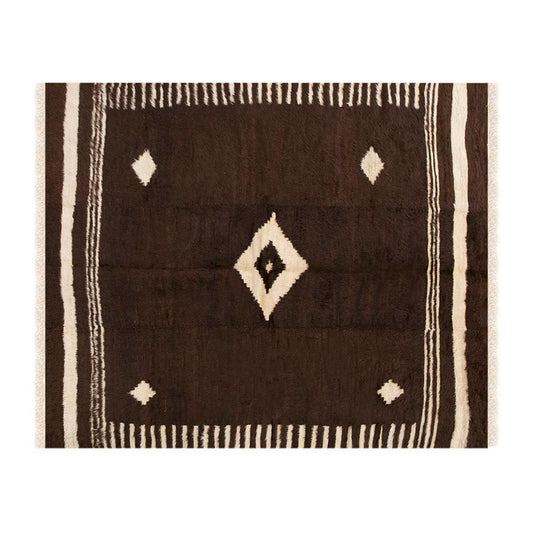 4x5, 4'1 x 5'2 ft, Siirt Blanket Kilim Rug, Siirt Blanket