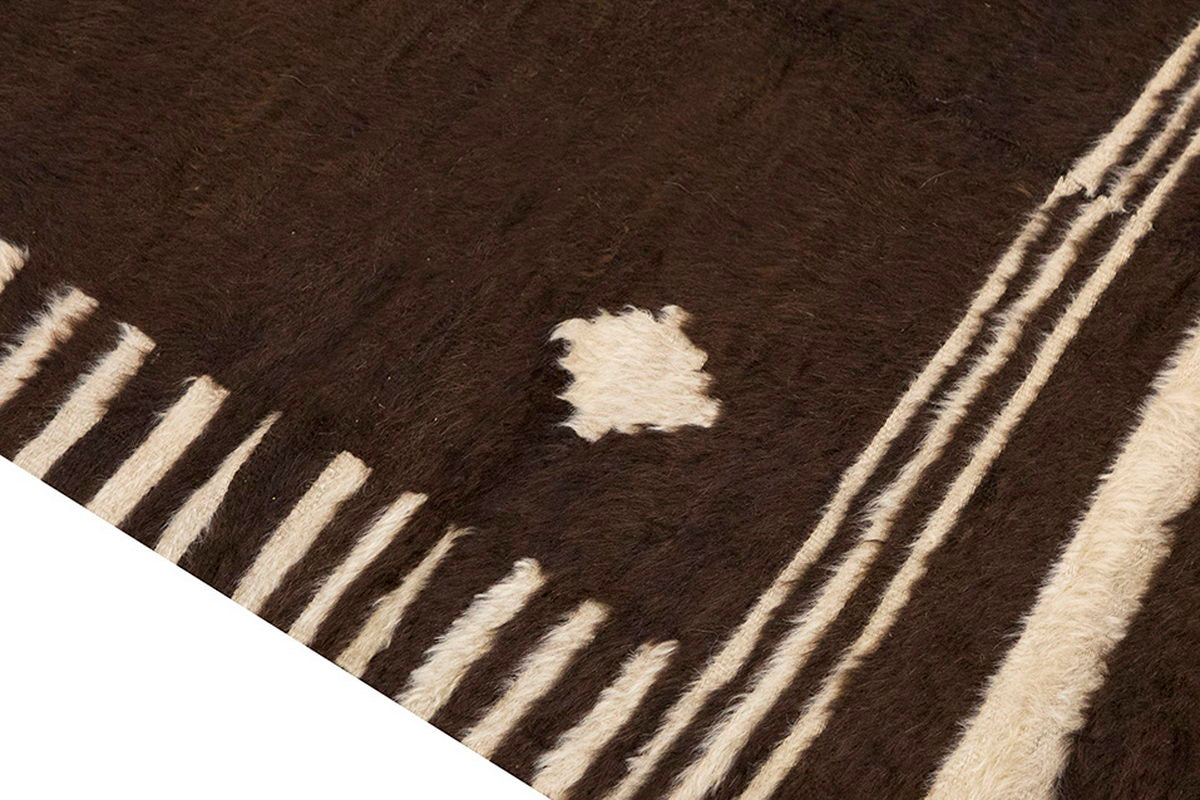 4x5, 4'1 x 5'2 ft, Siirt Blanket Kilim Rug, Siirt Blanket