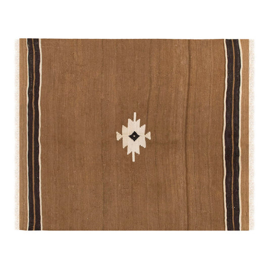 4x5, 4'2 x 4'10 ft, Siirt Blanket Kilim Rug, Siirt Blanket