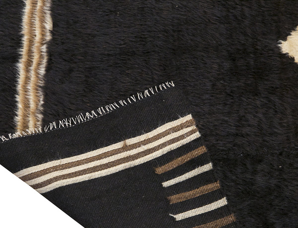 4x5, 4'2 x 5'1 ft, Siirt Blanket Kilim Rug, Siirt Blanket