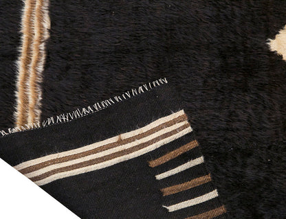 4x5, 4'2 x 5'1 ft, Siirt Blanket Kilim Rug, Siirt Blanket