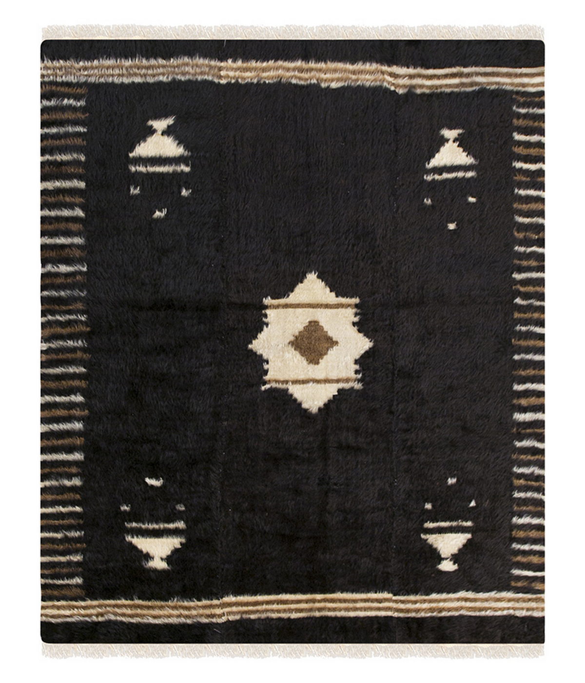 4x5, 4'2 x 5'1 ft, Siirt Blanket Kilim Rug, Siirt Blanket