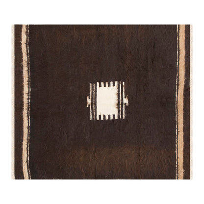 4x5, 4'3 x 5 ft, Siirt Blanket Kilim Rug, Siirt Blanket