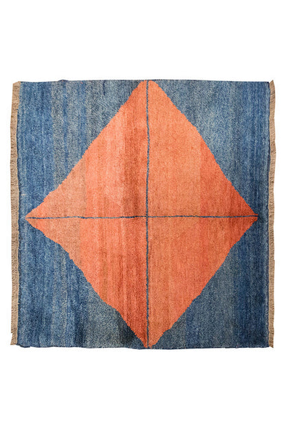 4x5 Konya Carpet, Turkish Rug, Pure Sheep Wool Rug, New Production Handmade Rug, 4'1 x 4'11