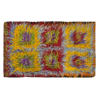 4x6'7" ft Turkish Tulu,Tulu Rug, Karapınar Tulu Rug, Vintage Tulu 122 x 200 cm