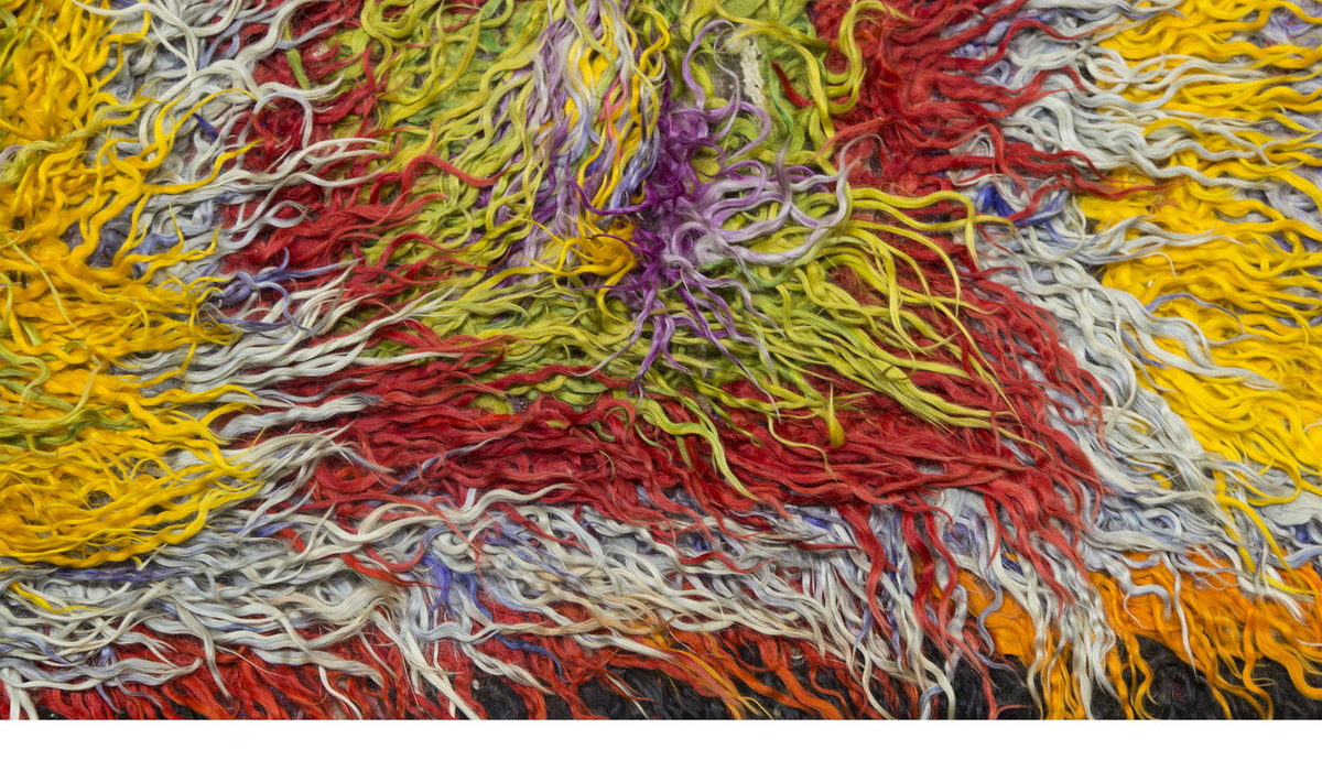 4x6'7" ft Turkish Tulu,Tulu Rug, Karapınar Tulu Rug, Vintage Tulu 122 x 200 cm