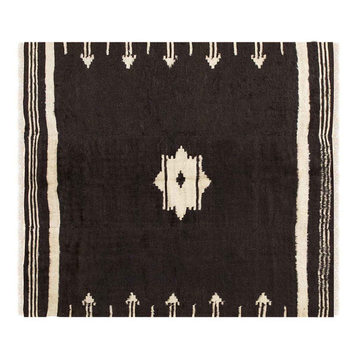 4x6, 4'2 x 5'10 ft, Siirt Blanket Kilim Rug, Siirt Blanket