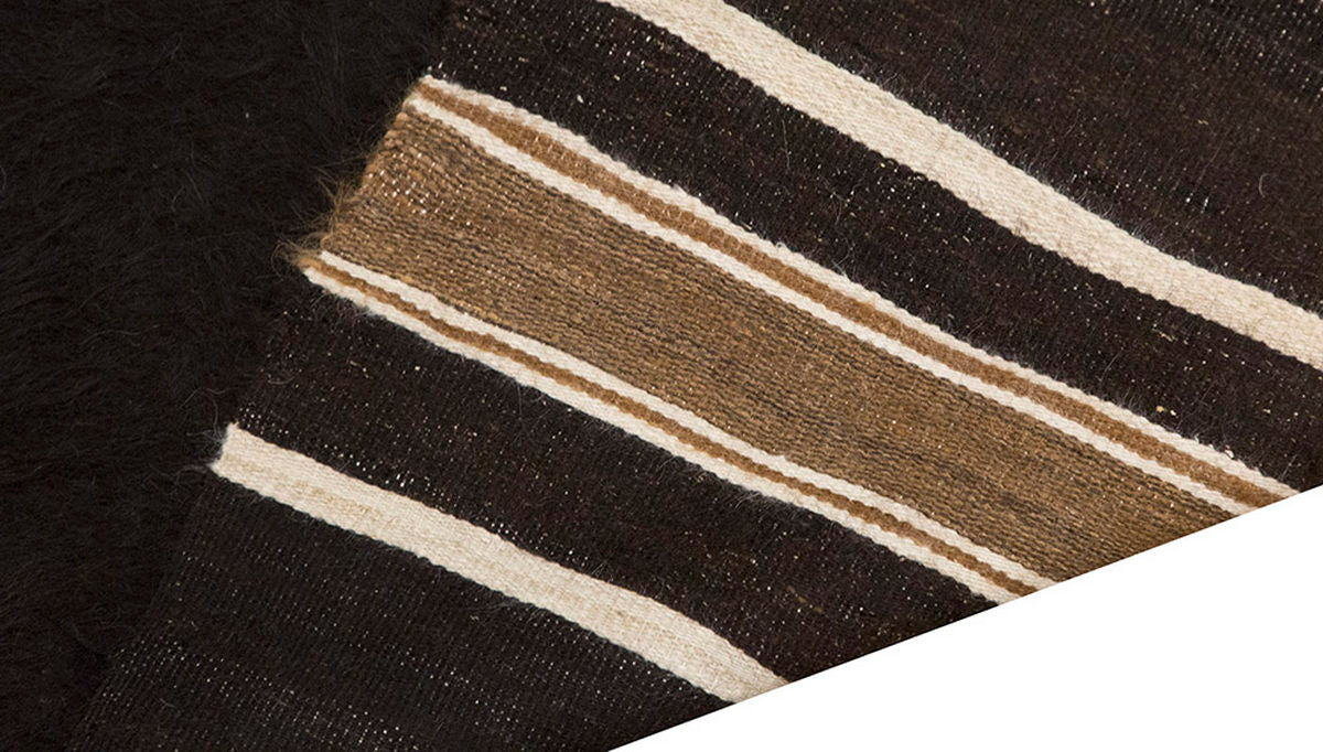 4x6, 4'3 x 6'2 ft, Siirt Blanket Kilim Rug, Siirt Blanket