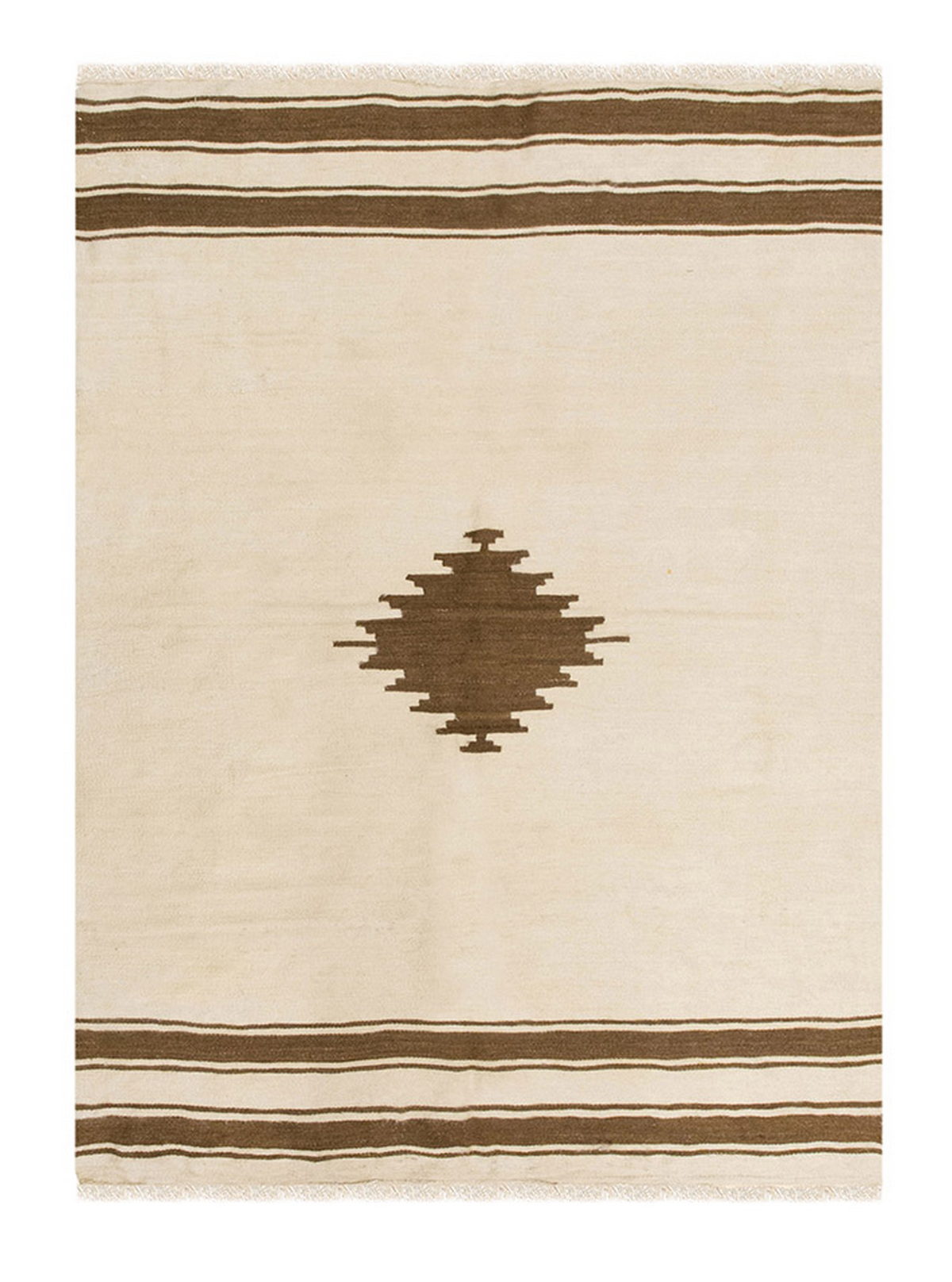 4x6, 4'3 x 6'1 ft, Siirt Blanket Kilim Rug, Siirt Blanket