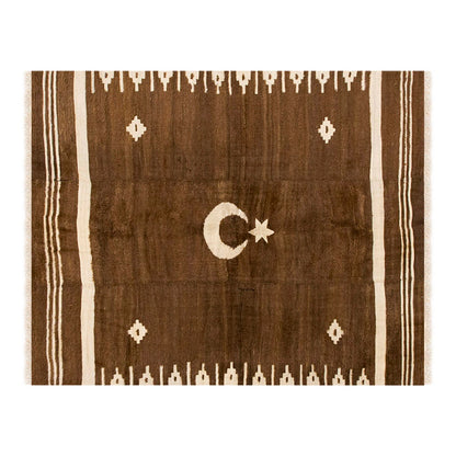 4x6, 4'3 x 6 ft, Siirt Blanket Kilim Rug, Siirt Blanket