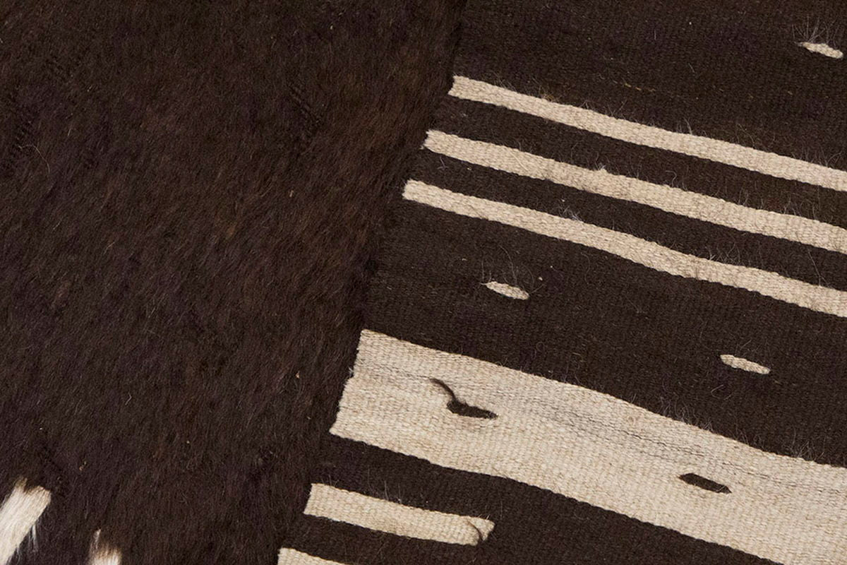 4x6, 4'4 x 5'9 ft, Siirt Blanket Kilim Rug, Siirt Blanket