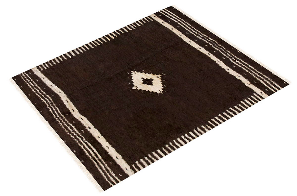 4x6, 4'4 x 5'9 ft, Siirt Blanket Kilim Rug, Siirt Blanket