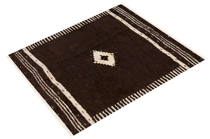 4x6, 4'4 x 5'9 ft, Siirt Blanket Kilim Rug, Siirt Blanket